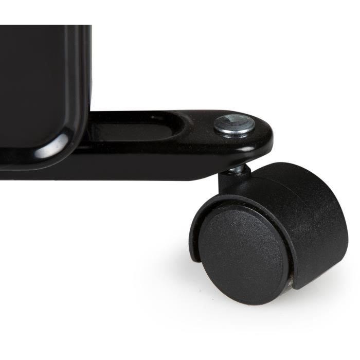 Radiateur a bain d'huile - 2000 W - DOMO - DO7327R - 42,5 x 28 x 64 cm - Noir