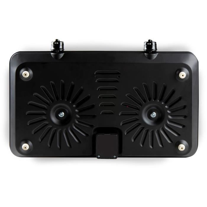 Plaque de cuisson électrique - DOMO - 2 feux - 45,5 x 29,0 x 8,2 cm - DO30210KP