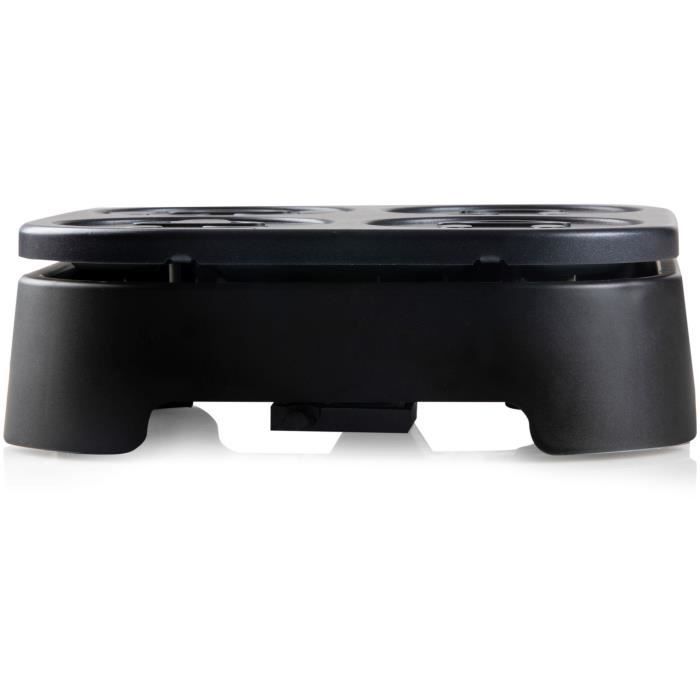 CrÈpiere DOMO - 4 crepes - Motifs EMOJI - revetement anti-adhÈsif - 600w - l31 x L34 x h13 cm