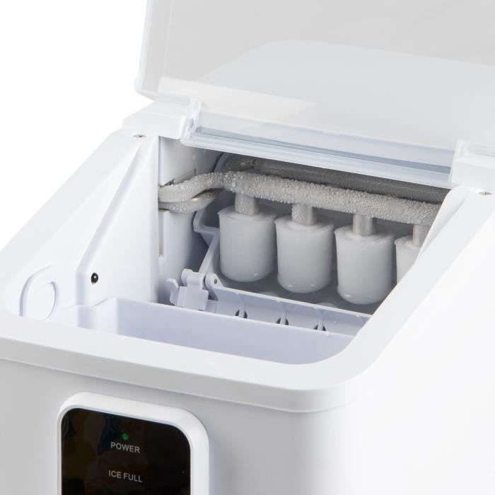 Machine a glaçons - DOMO - DO9292IB - Fonction autonettoyante - Portable - 12 kg/ 24h - Blanc