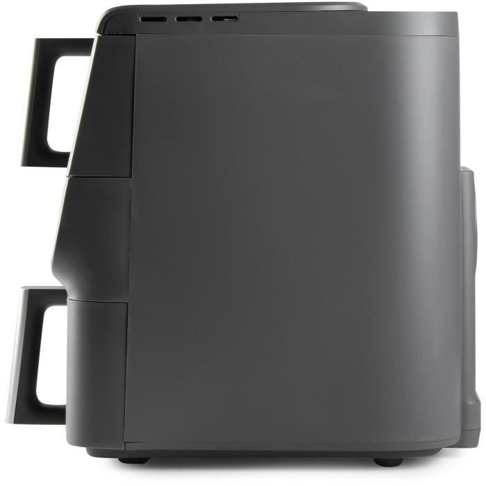 Friteuse sans huile - DOMO - Airfryer DO550FR - Double cuve 3.5 L + 6,5 L - 10 programmes - 2500 W