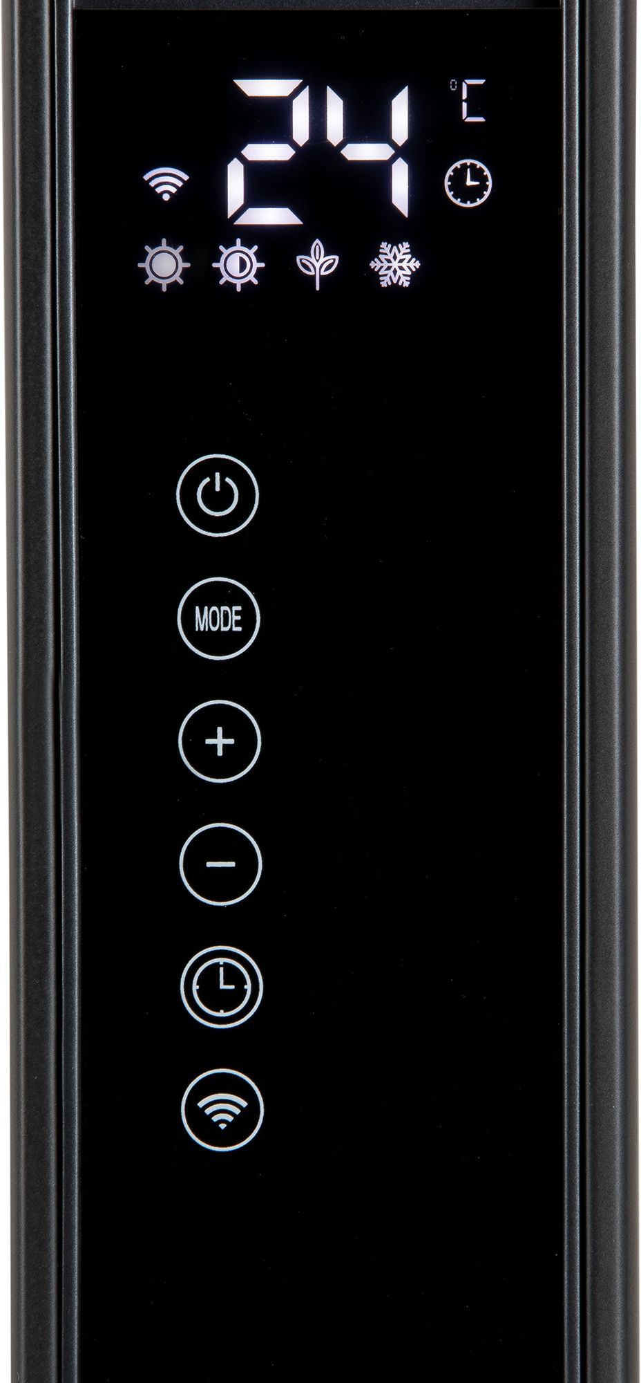 Convecteur de chauffage - 2000 W - Domo - DO7355CH - Wifi + télécommande - Fonction éco - Silencieux - Ecran led - Noir