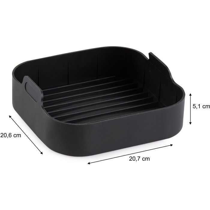 Accessoires AirFryer - DOMO - 12 pieces - Noir