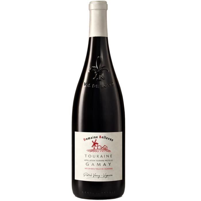 Domaine Bellevue 2024 Touraine Gamay - Vin Rouge du Val de Loire - 12,5% Vol. - 75 cl