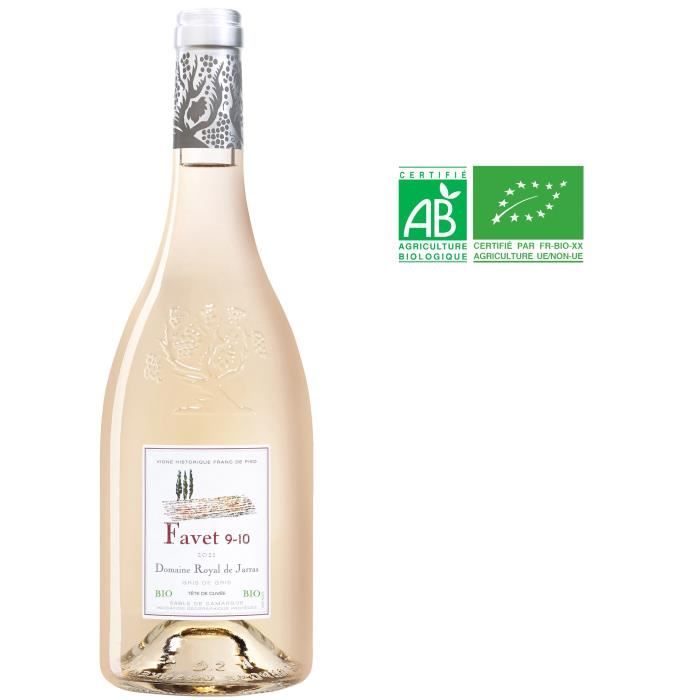 Domaine Royal de Jarras Favet 9-10 2021 Sable de Camargue - Vin rosé de Languedoc - Bio