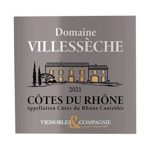 Domaine Villesseche 2024 Côtes du Rhône - Vin blanc de la Vallée du Rhône