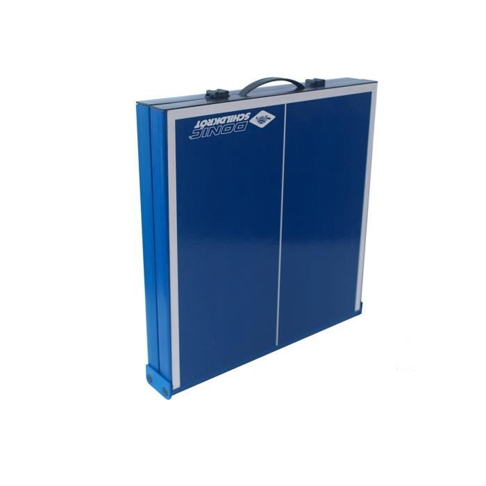 Set mini table de ping pong - SCHILDKRÖT - Mini-table 68x33x9 cm - 2 mini-raquettes PVC - Balle ABS - Filet - Table pliable