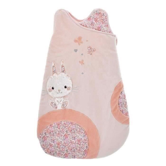 Gigoteuse - DOMIVA - Lapinou - Rose - 0-6 mois - Chaude et douce