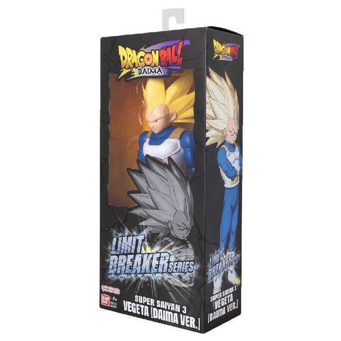 Figurine géante Limit Breaker - BANDAI - Dragon Ball Daima - Super Saiyan 3 Vegeta - 30 cm