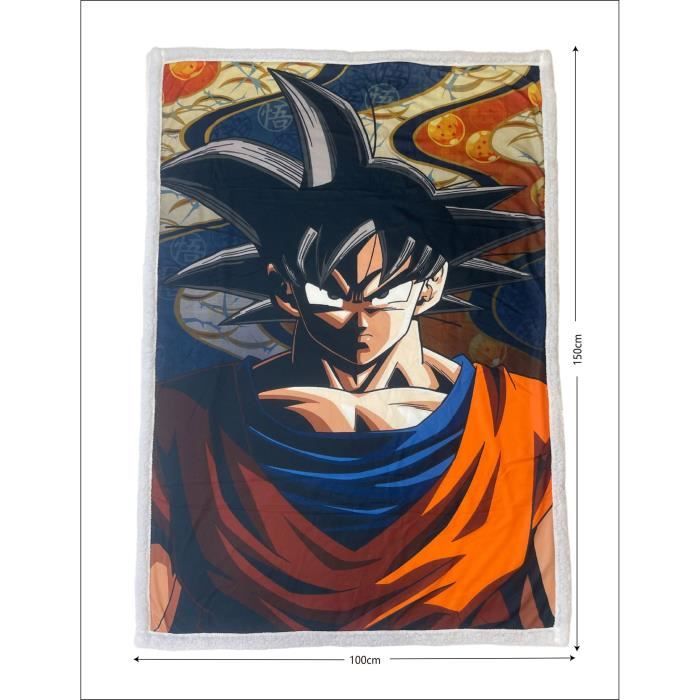 Couverture Sherpa - DRAGON BALL Z - Goku - 100 x 150 cm