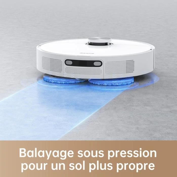 Dreame L10 PRIME - Robot Aspirateur Laveur avec Station de Vidage et Auto Nettoyage - Technologie LDS - Puissance 4000 Pa