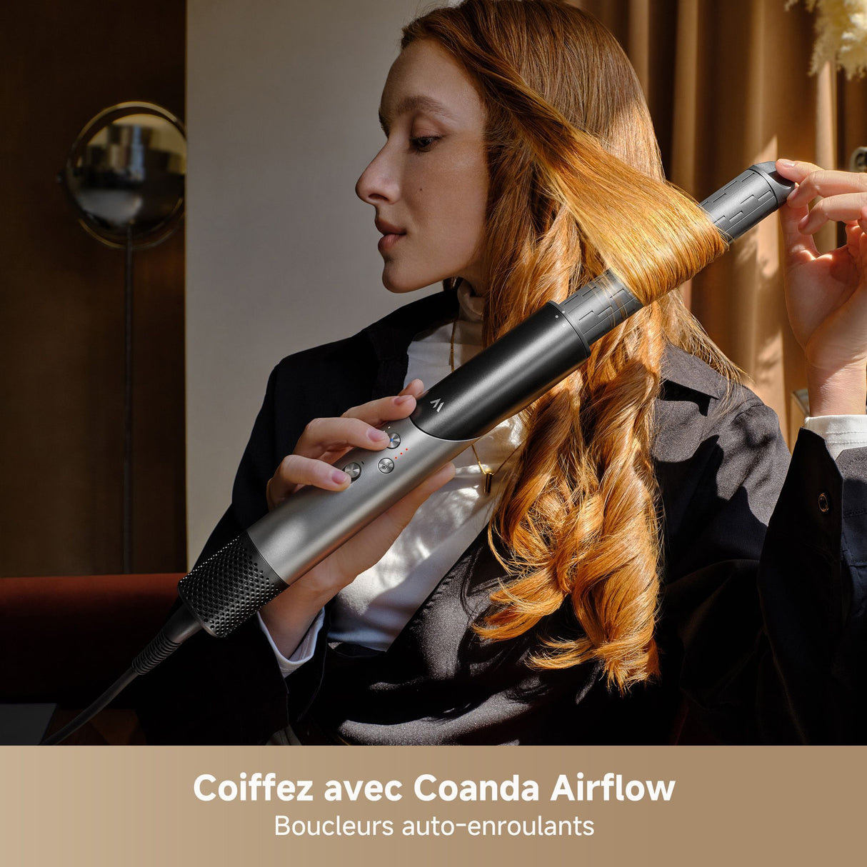 Seche-cheveux - MOVA - TURBO - Silencieux - 240 V - Blanc