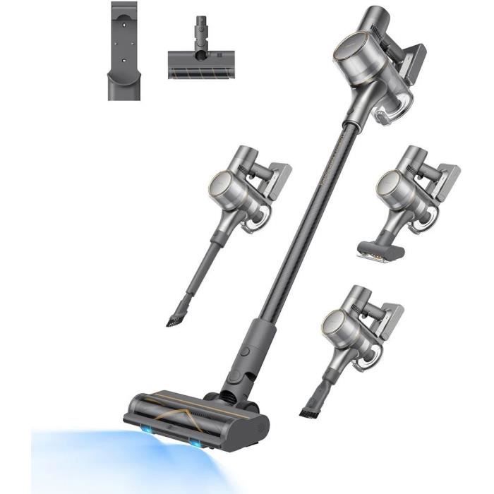 Aspirateur Balai sans Fil DREAME R20 - Puissant 190 AW - Autonomie 90min - DÈtection de saletÈ - Affichage LED - Lumieres Bleues