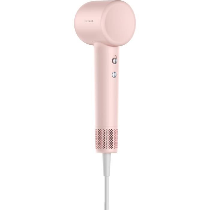 Seche-cheveux DREAME Hair Gleam Pink compact - Puissant moteur 1600 Watts - 110 000 tr/mn - 4 modes de sÈchage