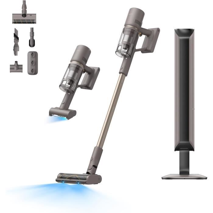 Aspirateur Balai sans fil DREAME Z10 Station avec Auto Vidage - 90 min d'autonomie - Aspiration puissante 150 AW