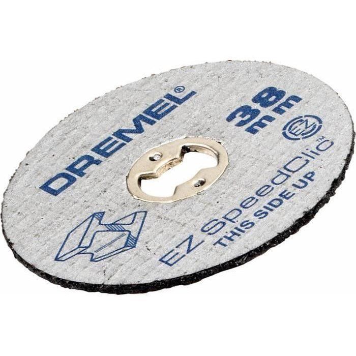 Lot de 12 Disques DREMEL - EZ SpeedClic - Tronçonnage/Découpe Métaux - ř 38mm - épaisseur 1,2mm