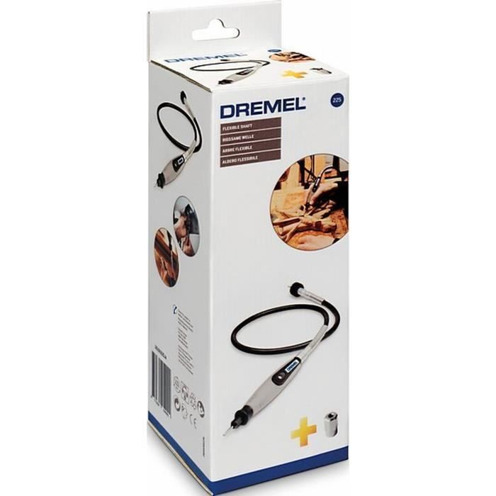 Arbre flexible - DREMEL - 225 - PrÈcision et minutie - Difficile d'acces