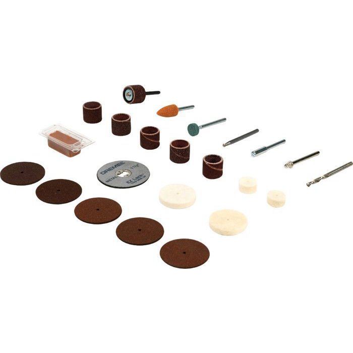 Outil rotatif multifonction DREMEL - filaire 3000-1/25 - 130W - 25 accessoires + abre flexible - F0133000JP