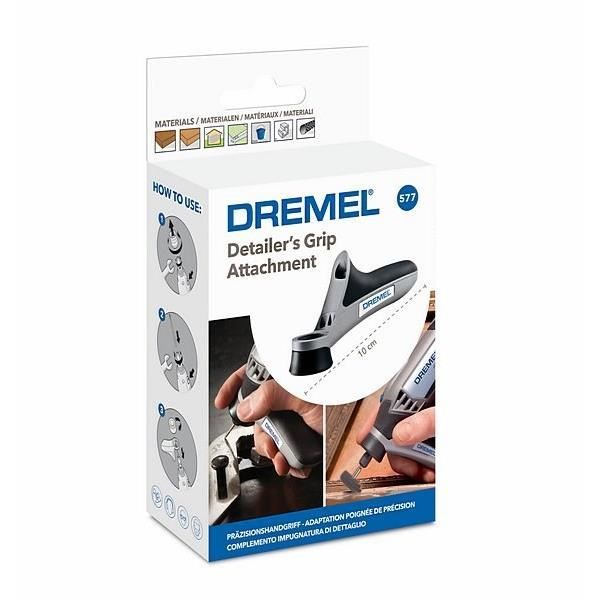 Poignée de précision Dremel 577 - Meilleure prise en main pour travaux minutieux