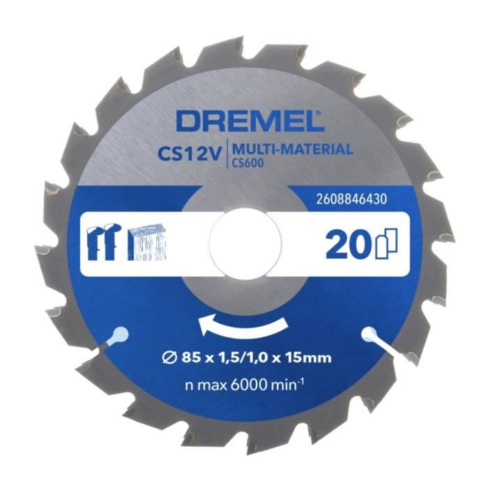 Lame multi-matériaux pour scie circulaire CS600 - DREMEL Blueprint