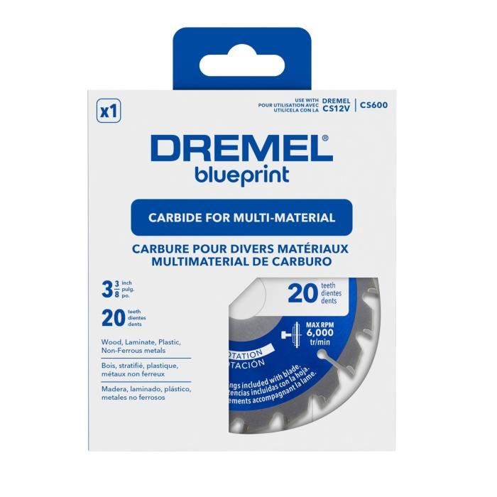 Lame multi-matériaux pour scie circulaire CS600 - DREMEL Blueprint