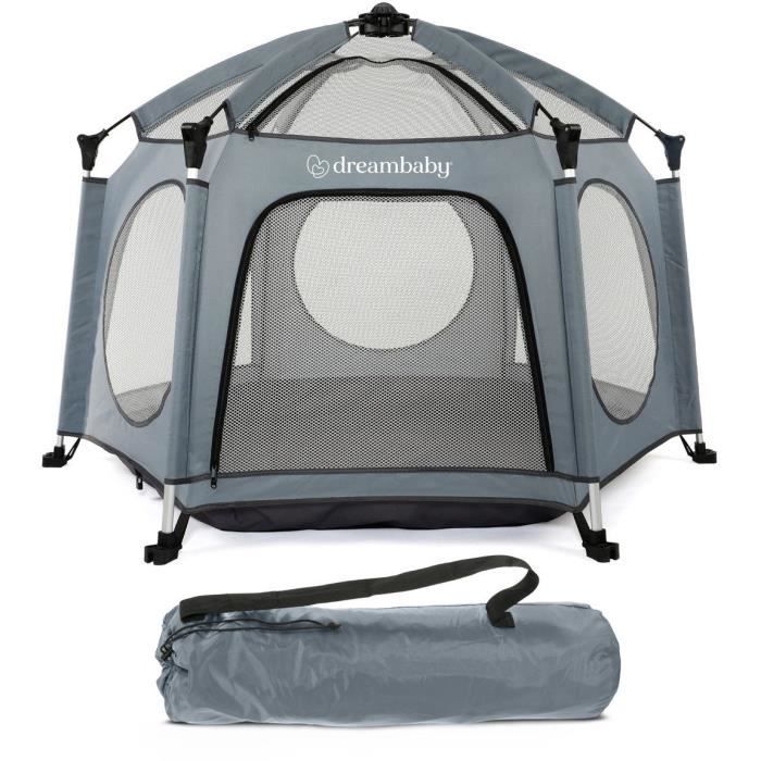 Adventure Parc Pop-Up - DREAMBABY - Tissu avec sac de transport - Housses anti-UV (utilisation extérieur) - Ø 1,3 m - H1 m