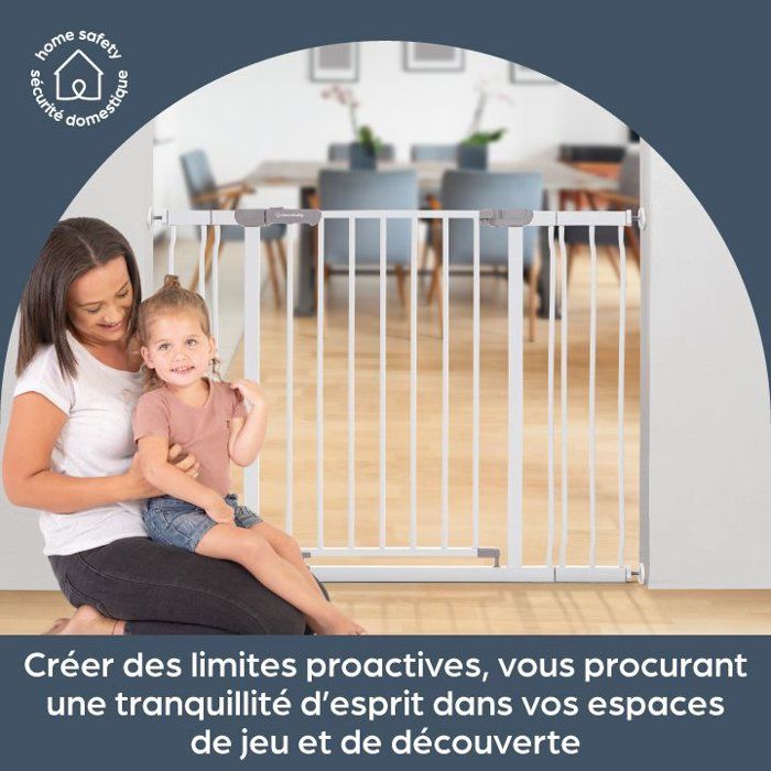 Barriere de sécurité - DREAMBABY - Ava - Montée sur pression - Pour 75-108 cm, 76 cm de hauteur