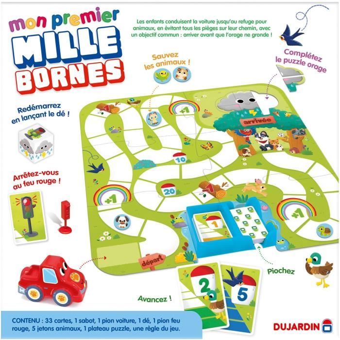 Mon premier Mille Bornes - Jeu de société - DUJARDIN - Des 3 ans