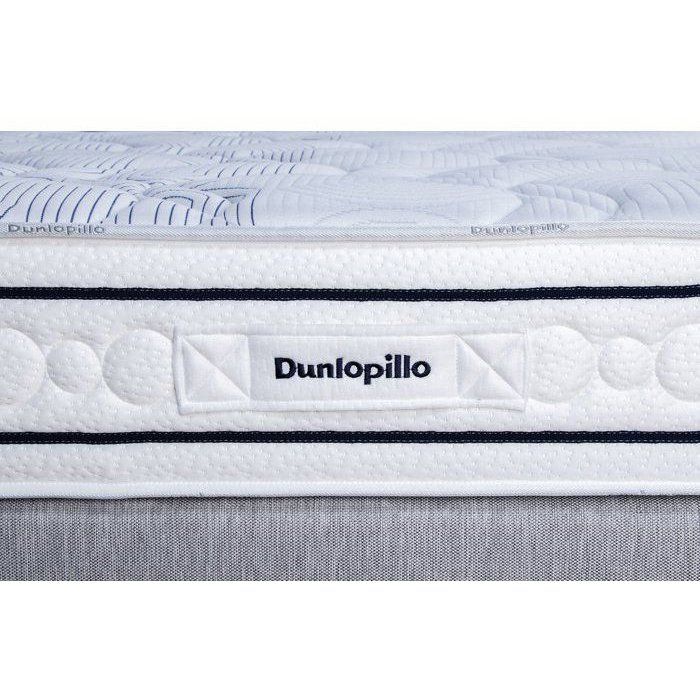 Matelas 90x190 marque DUNLOPILLO - Hauteur 20 cm Ressorts ensachés - Dunloflex - 5 zones - Soutien Equilibré - Fabriqué en France