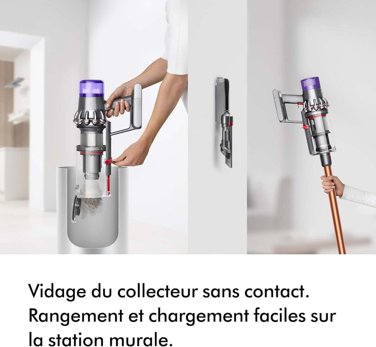 Dyson V10 Origin - Aspirateur Balai Sans fil - 125000 t/min - Puissance d'aspiration 150 AW - Autonomie jusqu'a 60 minutes