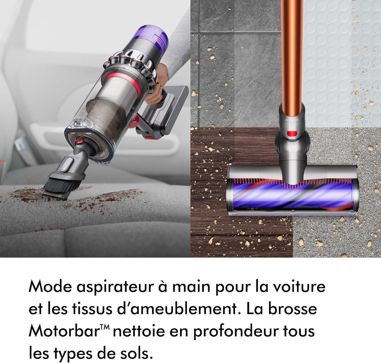 Dyson V10 Origin - Aspirateur Balai Sans fil - 125000 t/min - Puissance d'aspiration 150 AW - Autonomie jusqu'a 60 minutes