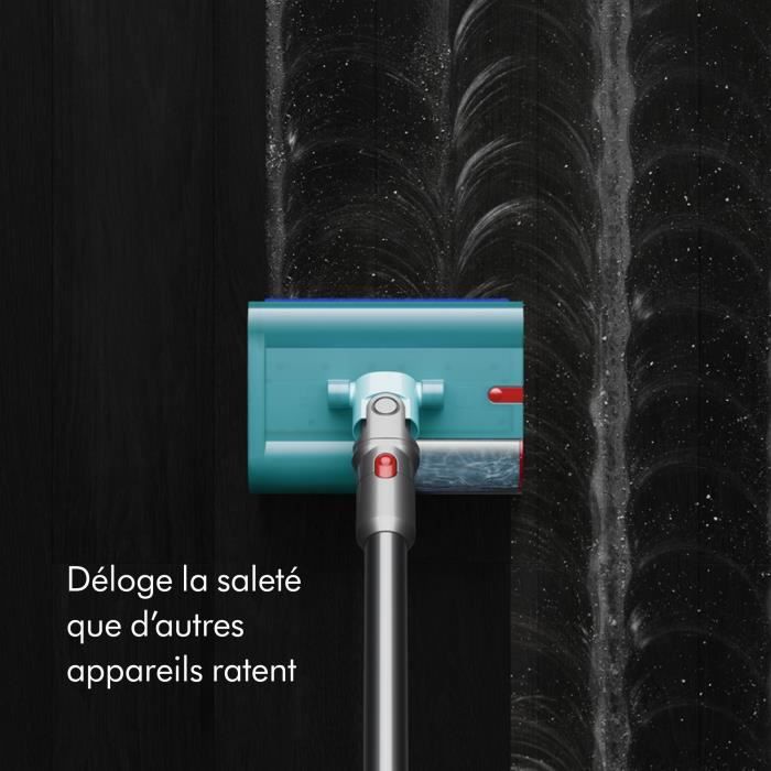 DYSON V15s Detect Submarine - Aspirateur Balai sans Fil - 240 airwatts - Brosse a rouleau humide Submarine pour laver les sols durs