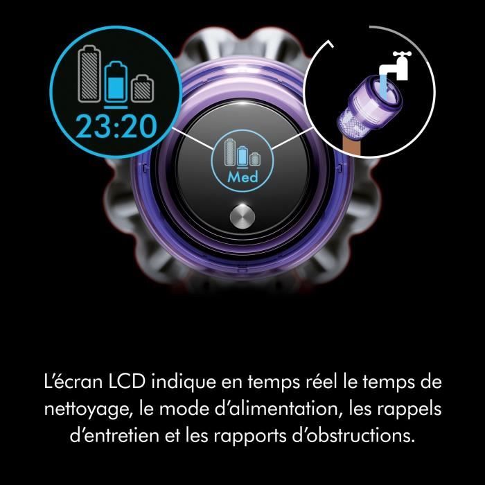 DYSON V11 ADVANCED - Aspirateur Balai sans Fil - 60 Min d'autonomie - Brosse Motorbar Auto-démelante - Ecran LCD