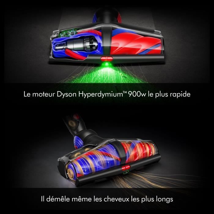 DYSON V16 Piston Animal - Aspirateur balai sans fil - Puissance 315 Airwatts - Filtration HEPA - Brosse adaptative auto-démelante