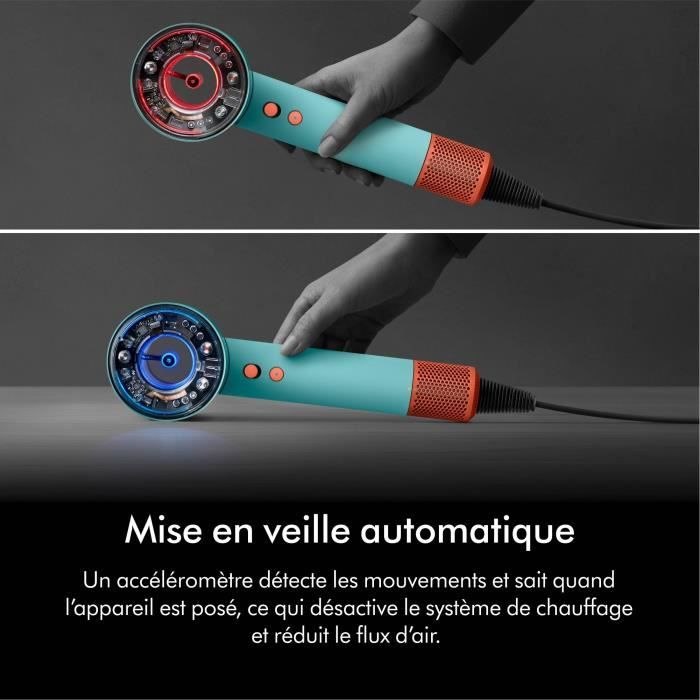 DYSON - Seche-cheveux - Supersonic Nural - Cheveux raides a ondulés - Or rose et céramique - 1600 W