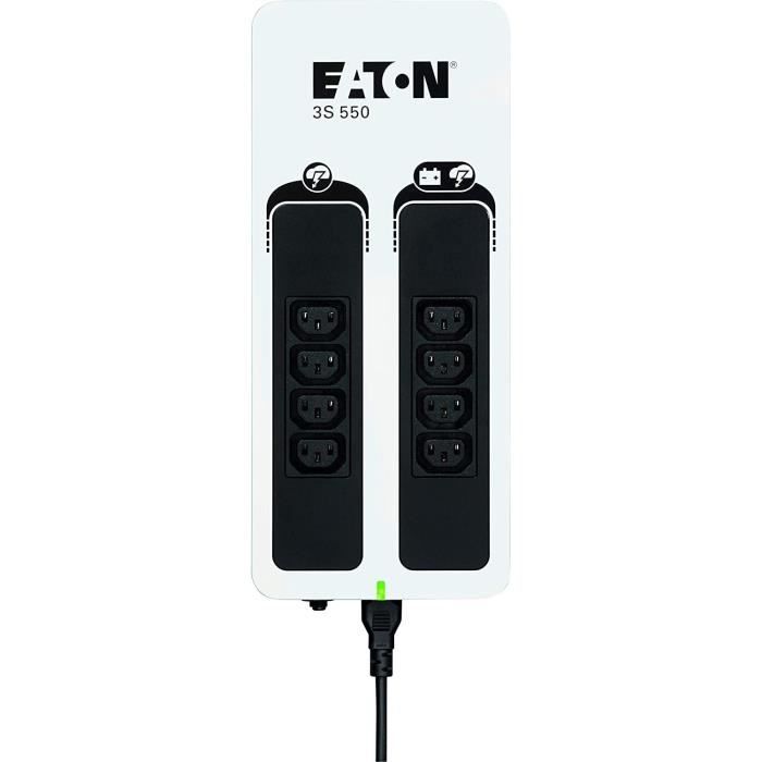 Onduleur Eaton 3S IEC - 550VA (Noir)