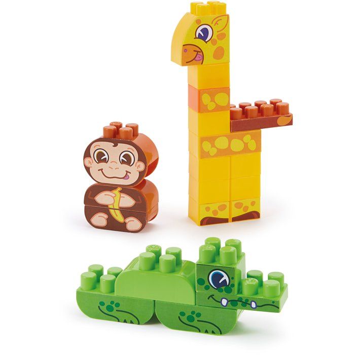 ECOIFFIER Abrick 1445 - Baril Jungle 70 Pieces - Abrick - 18 mois - Un maximum de combinaisons