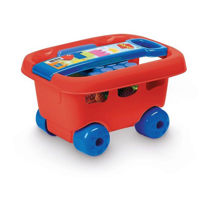 Chariot garni 30 pieces - Ecoiffier - Abrick - Multicolore - Origine France Garantie