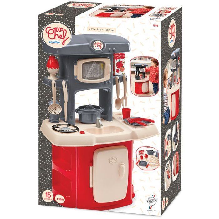 ECOIFFIER 100% Chef 1696 - Cuisine Loft - 18 mois - Un repas de Roi !
