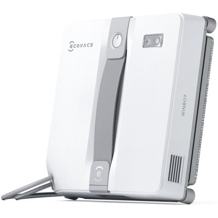 ECOVACS WINBOT Mini - Robot de Nettoyage de vitres - Design Compact - Double Buses avec pulvérisation ultrasonique