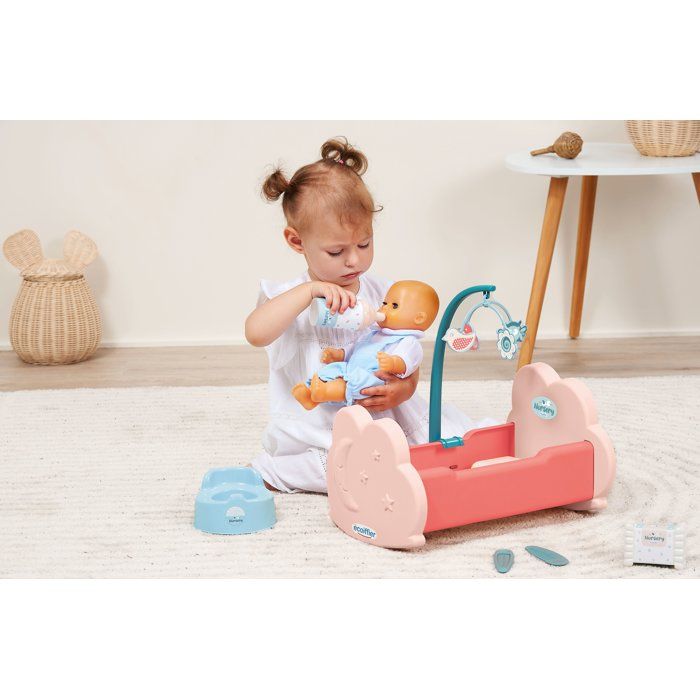 ECOIFFIER Nursery 1835 - Lit + Accessoires - 18 mois - Le rituel du coucher