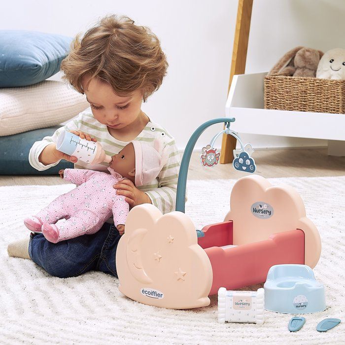 ECOIFFIER Nursery 1835 - Lit + Accessoires - 18 mois - Le rituel du coucher