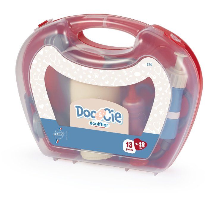 ECOIFFIER Médical 270 - Mallette Docteur 28 cm - 18 mois - Pour une consultation minutieuse