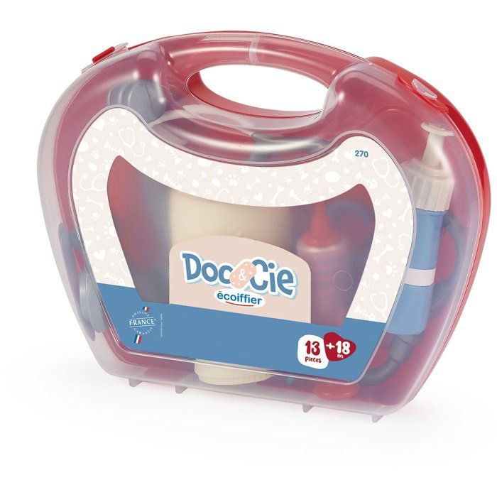ECOIFFIER Médical 270 - Mallette Docteur 28 cm - 18 mois - Pour une consultation minutieuse