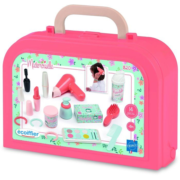 ECOIFFIER Mademoiselle 1820 - Valisette Rétro Beauté - 18 mois - Toujours prete a etre coquette