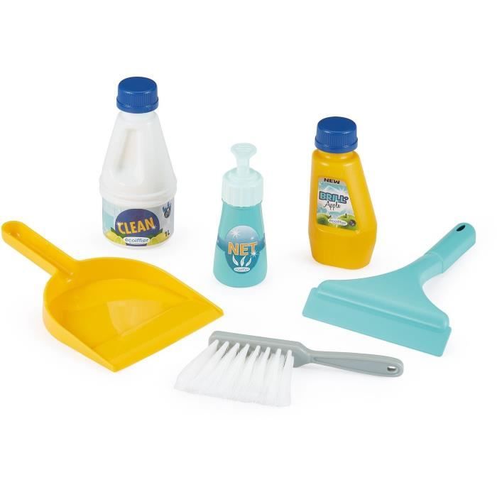 Chariot de mÈnage + aspirateur - ECOIFFIER - 2772 - Faire le mÈnage devien un plaisir