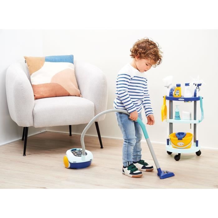 Chariot mÈnage + aspirateur - ECOIFFIER - 2774 - Faire le mÈnage devien un plaisir