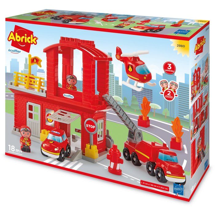 ECOIFFIER 2980 Abrick - Caserne des pompiers - Au feu les pompiers