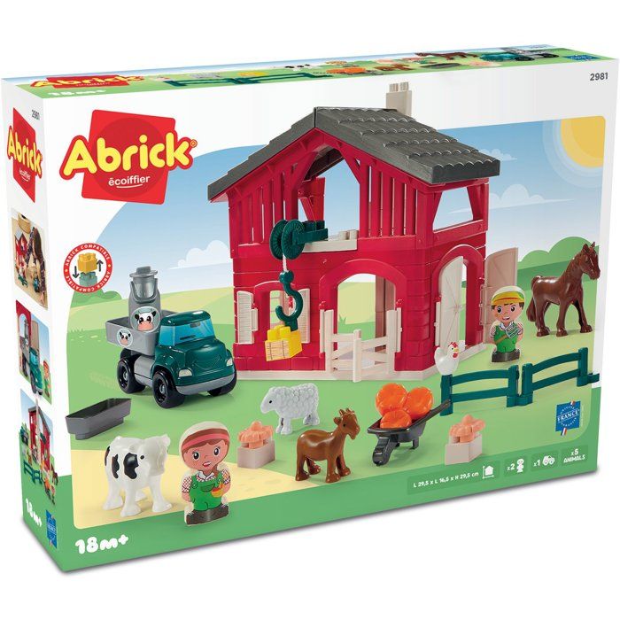 ECOIFFIER 2981 Abrick - Ferme traditionnelle - 18 mois - Pour les fermiers en herbe