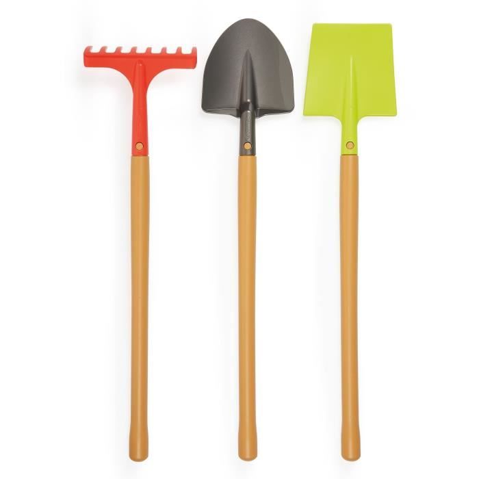 Filet de 3 grands outils de jardin - ECOIFFIER - 4338 - PrÈparons la terre - 70 cm